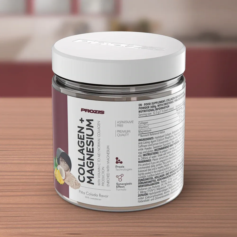 Colágeno + Magnesio 300 g Piña Colada - frontal - ETC Nutrition