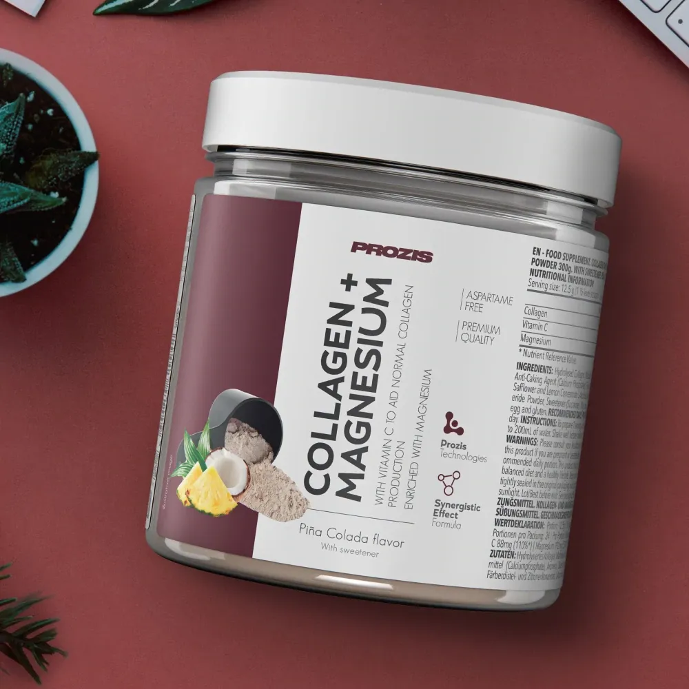 Colágeno + Magnesio 300 g Piña Colada - envase - ETC Nutrition