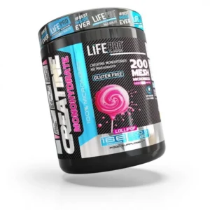Creatine Monohydrate 200mesh 500g Lollipop - frontal - ETC Nutrition