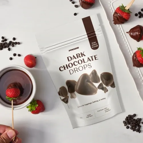 Drops - Zero Added Sugars - Chocolate negro 150 g - frontal - ETC Nutrition