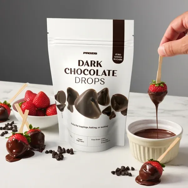 Drops - Zero Added Sugars - Chocolate negro 150 g - envase - ETC Nutrition