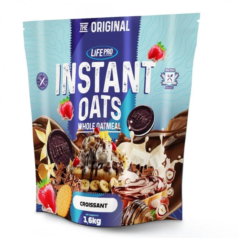 Instant Oats Premium 1.6kg croissant - frontal - ETC Nutrition