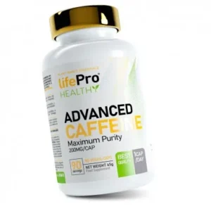 Life Pro Advanced Caffeine 200mg 90 Vegancaps - frontal - ETC Nutrition