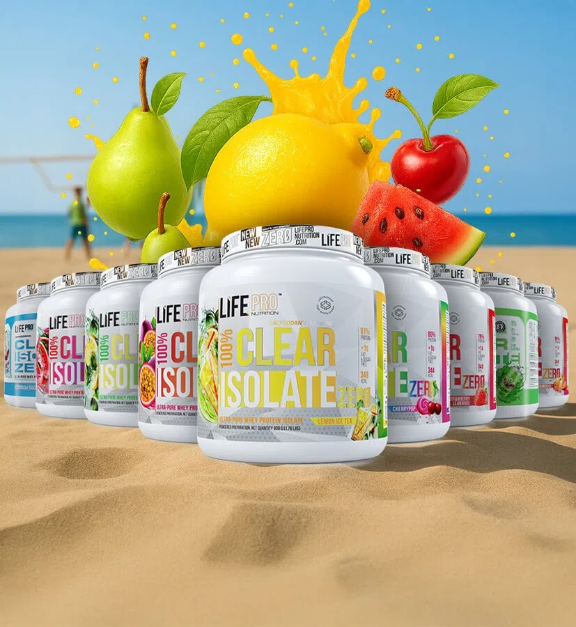 Life Pro Clear Isolate Zero 800g acid pear - información nutricional - ETC Nutrition