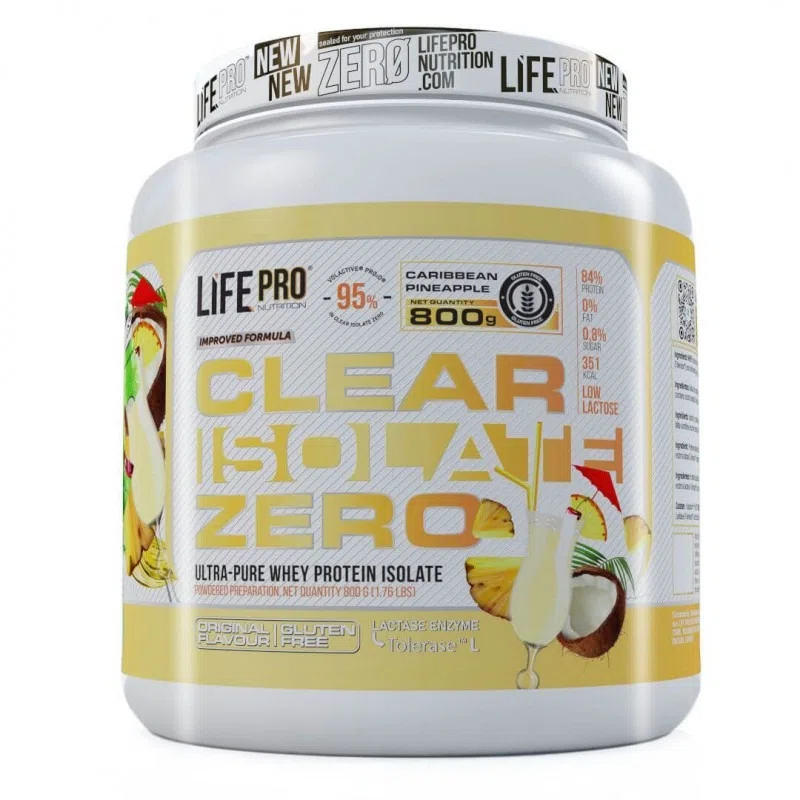 Life Pro Clear Isolate Zero 800g caribeanpineapple - frontal - ETC Nutrition