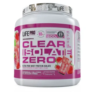 Life pro Clear Isolate Zero 800g limonada de fresa - frontal - ETC Nutrition