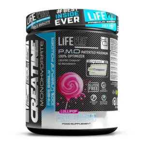 Life Pro Creatine Creapure® 650g sabor: piruleta - información nutricional - ETC Nutrition