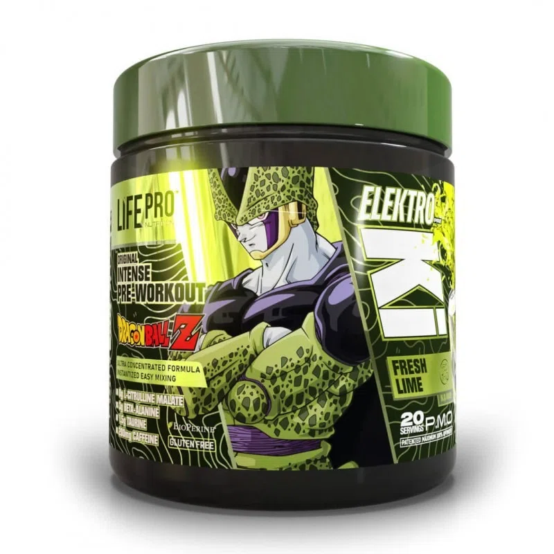 Life Pro Elektro Ki Dragon Ball Z sabor:fresh lime - frontal - ETC Nutrition