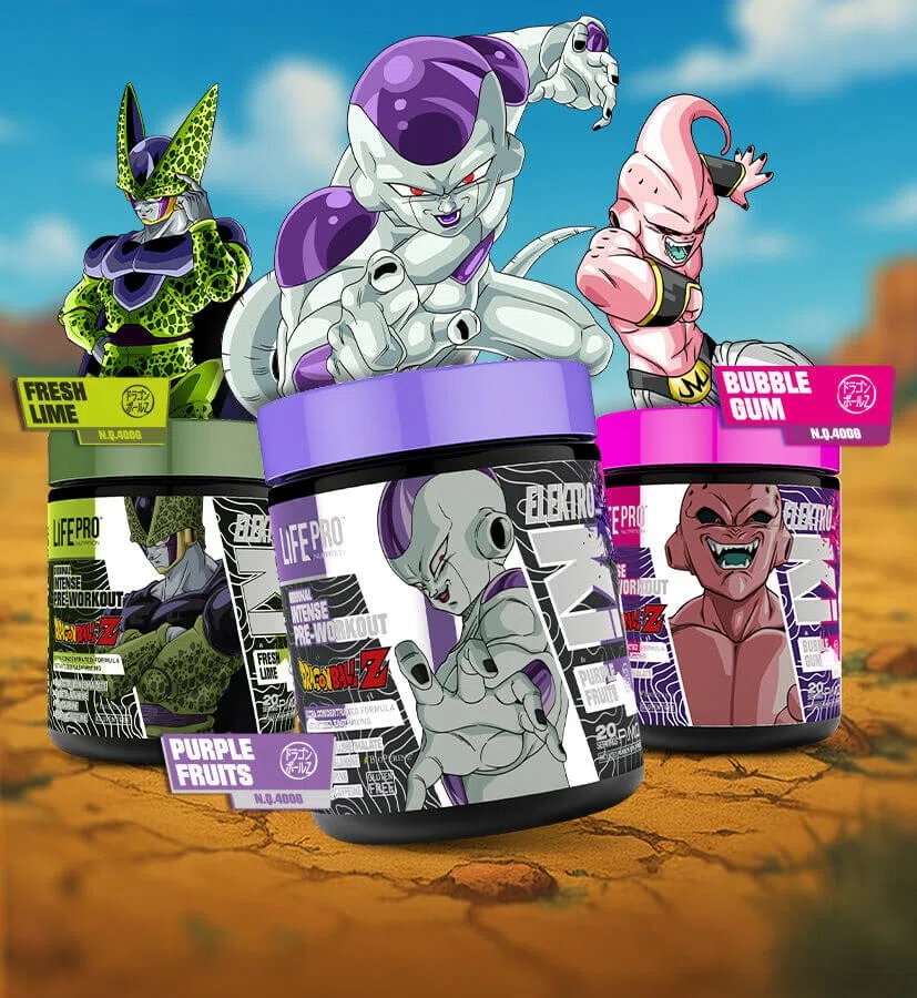 Life Pro Elektro Ki Dragon Ball Z sabor:fresh lime - información nutricional - ETC Nutrition