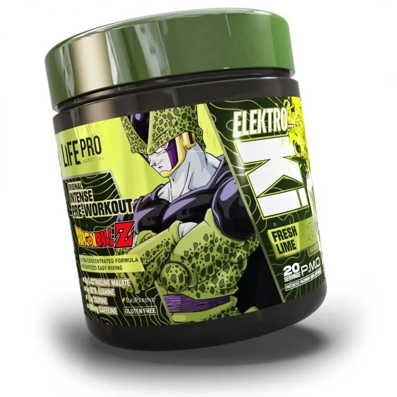 Life Pro Elektro Ki Dragon Ball Z sabor:fresh lime - envase - ETC Nutrition