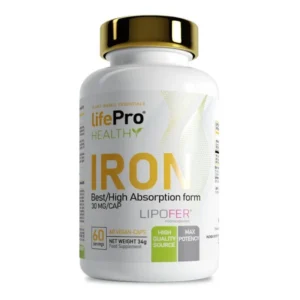 Life Pro Iron 60 Caps - frontal - ETC Nutrition