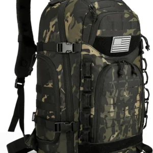 Mochila 45L – Camuflaje Snake Negro - ETC Nutrition