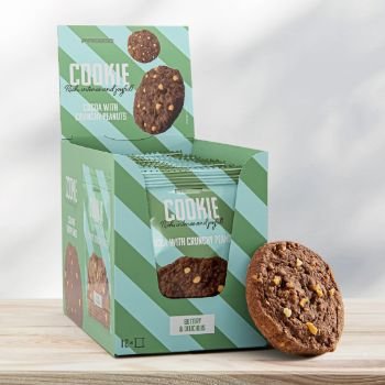 Galleta americana - Cacao con cacahuete crujiente